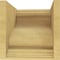 Ekena Millwork 10"W x 10"D x 10"H Wide Scroll Rough Cedar Woodgrain TimberThane Corbel, Primed Tan CORUR10X10X10SCRRCPR - alternate 2